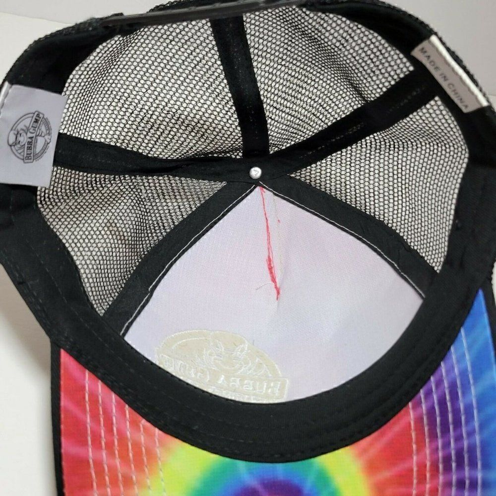 Bubba Gump Baseball Hat Tie Dye Snapback Shrimp Co. Restaurant Market Unisex NWT - Picture 9 of 12